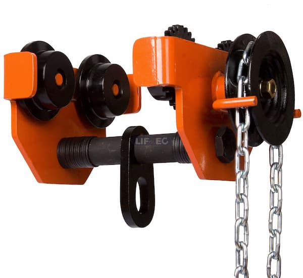 Geared trolley Kenya, beam trolley for chain hoist